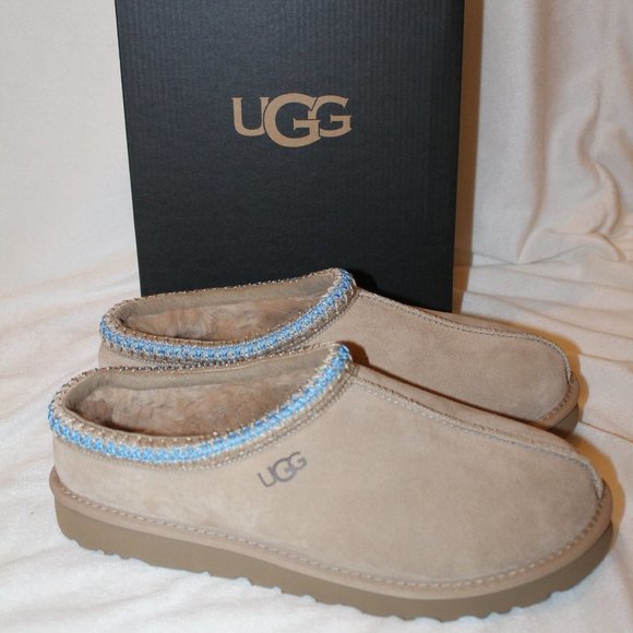UGG Other - NIB UGG MEN'S TASMAN SUEDE SHEARLING LINED SLIP ON SLIPPERS